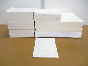 ■01)【同梱不可】硬筆用紙 71点+半紙 1500枚以上 まとめ売り約1570点大量セット/書道/習字/練習/ペン字