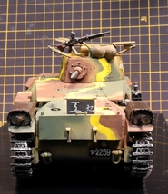 1/35大日本帝国陸軍 97式中戦車 ドーザー付き 塗装済み完成品（ケース付き）_画像5