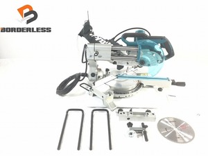 ☆美品☆makita マキタ 100V 190mm スライドマルノコ LS0717FL ライト・レーザー付 スライド丸ノコ スライド丸のこ 80308