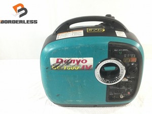 ☆中古品☆ Denyo デンヨー インバーター 発電機 GE-1600SS-4 インバータ発電機 防災 ガソリン 4サイクルエンジン 80623