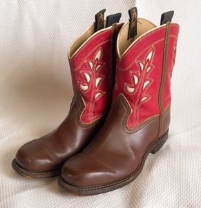 希少！★50〜60's★Goding Boots レザーウエスタンブーツ Vintage　Boy’ｓ★ビンテージ/皮革/男女兼用