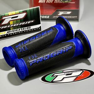 《展示品》デイトナ PROGRIP プログリップ ブラック/ブルー 125mm 耐震GEL エンド貫通 77190