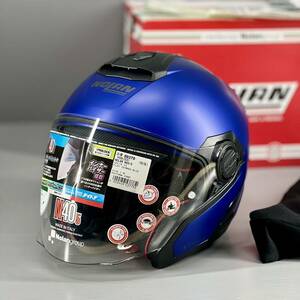 《展示品》NOLAN ノーラン N405 フラットケイマンブルー ジェットヘルメット Mサイズ (DAYTONA 99378)