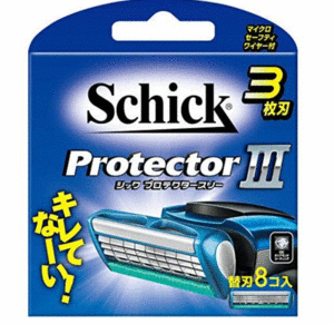 シック Schick プロテクタースリー 3枚刃 替刃 (8コ入)