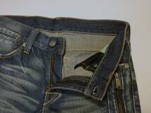 雰囲気◎ ユーズド加工 Levi's リーバイス NE507-0007 507 ブーツカット ジップ デニム ジーンズ W34/F270_画像5