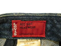 レア!! 日本製 Levi's RED TAB リーバイス デニム ハンチング キャップ_画像10