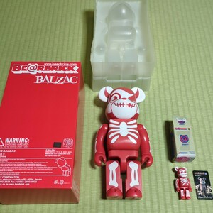 メディコムトイ　BE@RBRICK　ベアブリック　 BALZAC　 バルザック　400%　100%　セット　送料込