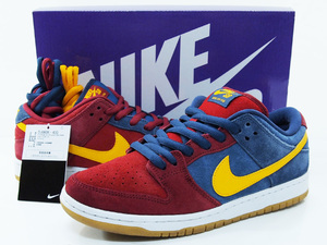 美品 26.5cm NIKE SB DUNK LOW PRO PRM BARCELONA ダンク ロー プロ プレミアム バルセロナ ネイビー US8.5 ナイキ エスビー DJ0606-400 F