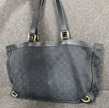 １円スタート　GUCCI　グッチ　GGキャンバス　トートバッグ　ショルダーバッグ　肩掛け　ハンドバッグ　141472/001013　レディース_画像2