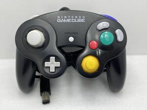 任天堂 ニンテンドー GC ゲームキューブ コントローラー　動作確認済み　ブラック　【H61623】