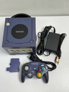 ニンテンドー ゲームキューブ バイオレット セット Nintendo GAMECUBE 本体 コントローラー 任天堂 NGC DOL-001 パープル　【H10714SET】