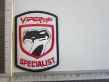 ビンテージ Viper SPECIALIST コブラ クライスラー ワッペン/自動車 バイク レーシング 古着 サービス ディーラー カスタム 132_画像7