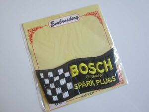 ビンテージ BOSCH ロバート・ボッシュ スパーク プラグ 工具 アメリカ メーカー ワッペン/自動車 バイク レーシング スポンサー 208