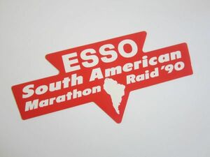 ESSO South American エッソ 90' ステッカー/デカール オートバイ バイク レーシング スポンサー ① S81
