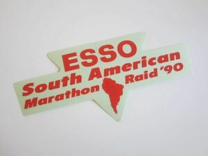 ESSO South American エッソ 90' ステッカー/デカール オートバイ バイク レーシング スポンサー ② S81