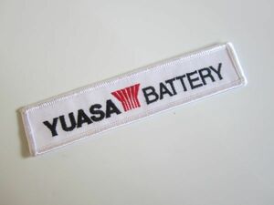 YUASA BATTERY ユアサ バッテリーバイク オートバイ メーカー ワッペン/自動車 バイク スポンサー レーシング 223