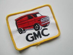 GMC バン トラック ワッペン/自動車 バイク レーシング 古着 アメカジ キャップ カスタム 222