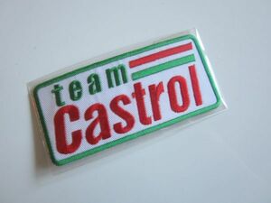 TEAM Castrol チーム カストロール スポンサー ワッペン/刺繍 パッチ F1 レーシング 自動車 整備士 レーシングスーツ 224