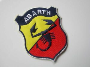 ABARTH アバルト イタリア さそり ロゴ フィアット ワッペン/自動車 カー用品 整備 モータースポーツ F1 フォーミュラ1 レーシング 222