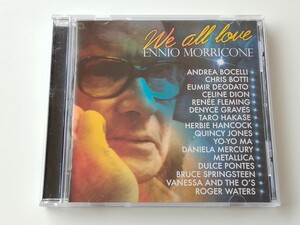 【美品】WE ALL LOVE ENNIO MORRICONE CD SONY US 88697-06590-2 07年盤,Metallica,Roger Waters,B.Springsteen,Quincy Jones,葉加瀬太郎