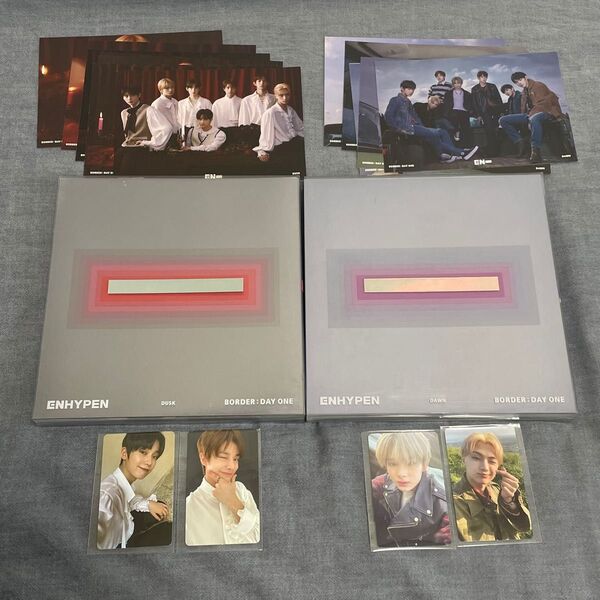 ENHYPEN BORDER: DAY ONE ALBUM DAWN &DUSK (ソヌ、ジェイク、ニキ、ジェイ)