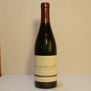 （赤ワイン）アルベール・ビショー・シャトーヌフ２０１３（ラベル傷）Albert Bichot Chateauneuf-du-Pape 14% 750ml フランス　f678