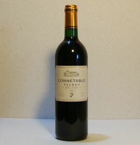 （赤ワイン）コネッタブル・タルボ２００１　Connetable Talbot Saint-Julien 12.5% 750ml フランス　f269