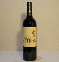 （赤ワイン）シャトー・シトラン２０１６　Chateau Citran Haut-Medoc 13.5% 750ml フランス　f671_画像1