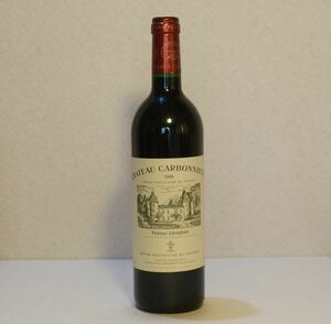 （赤ワイン）シャトー・カルボニュー１９９９　Chateau Carbonnieux Pessac-Leognan 12.5% 750ml フランス　f610