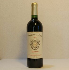 （赤ワイン）シャトー・ゴーダン２０００　Chateau Gaudin Pauillac 12.5% 750ml フランス　f259