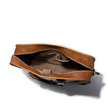 W05（ブラウン）トートバッグ　ショルダーバッグ　斜めがけ 　シンプル　 鞄　かばん　メンズ　通勤通学 　旅行　ビジネス　書類かばん_画像6
