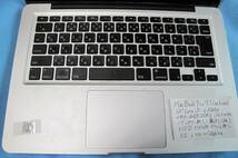 A1278　MacBookPro　9.2（Mid2012）　13”　Core　I5　2.5GHz　メモリー4GB　HDD　500GB OS＝Lion＋Catalina_画像6