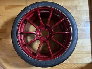 アドバン レーシング ADVAN RACING RS3 9.5J +45 PCD114.3 5H 18インチ DIREZZA 03G R3 265/35R18 4本