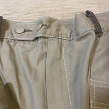 定価11万 CHAPAL PARIS PILOT PANTS シャパルパリ S パイロットパンツ ワーク ペインター チノパン ベージュ_画像7