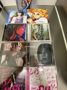 LiSA(リサ)ベストアルバム CD LiSA BEST -Day- -Way-+CD LADY BUG +シングル CD CDDVD 計9枚セット(鬼滅の刃など）
