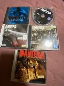 パンテラ(PANTERA)アルバム CD+詳細不明 アルバム CDのみ 計5枚セット