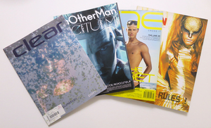 ★洋雑誌　4冊セット　An Other Man 2006/ LINE 2001/ clear 2007/ EBYAN 2007　洋書まとめセット/マガジン