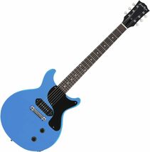 GrassRoots G-JR-LTD Pelham Blue エレキギター グラスルーツ レスポールジュニアタイプ ブルー_画像1