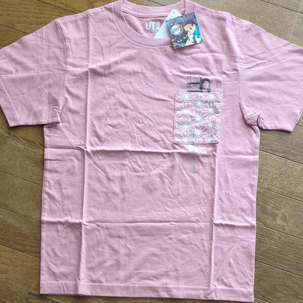 ユニクロ 半袖Tシャツ 鬼滅の刃コラボTシャツ メンズSサイズ 竈門禰豆子