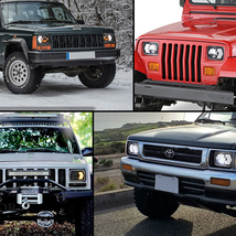 送料無料● 5x7 7x6 LEDヘッドライト HI.Low.DRL.ウィンカー トヨタ H6054 Jeep ラングラー YJ XJ MJ GMC フォード 4WD かっこいい!! 2個_画像9