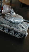 ☆特売 希少 レア 戦車 プラモデル アルミダイキャスト製 1/32 T-34 ロシア 金属製 重いです 鉄製 年代物 送料無料☆_画像2