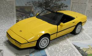 ★レア絶版*フランクリンミント*1/24*1986 Corvette Convertible イエロー