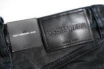 【新品/正規品】8.5万 44 Dsquared2 ディースクエアード SEXY MERCURY S71LB0909 履き心地抜群 ブラックコーティング ストレッチ デニム_画像8