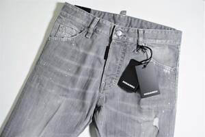 【新品/正規品】定価6.8 50 Dsquared2 ディースクエアード COOL GUY S74LB0580 クールで男らしい グレー 履き心地抜群 ストレッチ デニム