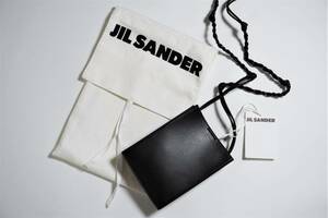 【新品未使用タグ付】定価10万 JIL SANDER ジルサンダー TANGLE SMALL SHOLDER BAG タングル ショルダーバッグ ブラック 黒