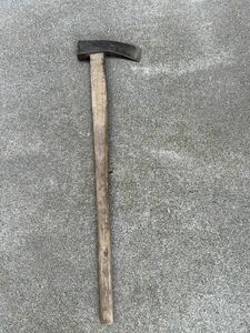 大工道具 古民具 古い鉄斧 /打ち刃物/斧/おの/古道具/薪割 中古