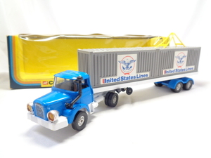 CORGI 1107 Container Truck United States Lines コーギー コンテナ トラック ユナイテッド ステーツ ラインズ （箱付）