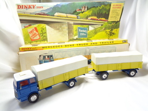 DINKY TOYS 917 MERCEDES-BENZ TRUCK AND TRAILER ディンキー メルセデスベンツ トラック & トレーラー （箱付）