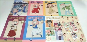 ☆SPY×FAMILY※スパイファミリー※アーニャ※ローソン※LAWSON※限定※クリアファイル※8種※缶バッジ※5種※全13種コンプリートセット☆