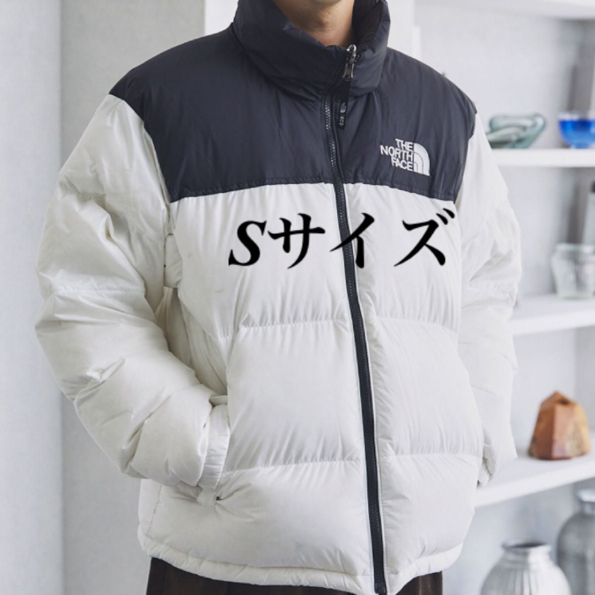 韓国限定】THE NORTH FACE ノベルティー ヌプシ S ベージュ-